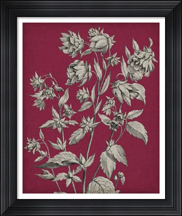 Framed Vivid Chintz III Print