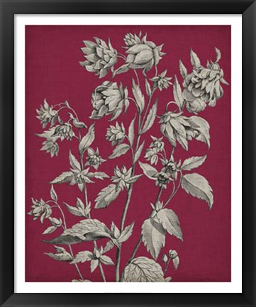 Framed Vivid Chintz III Print