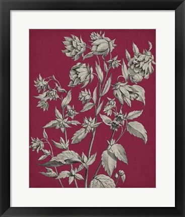 Framed Vivid Chintz III Print