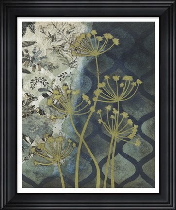 Framed Peridot Botanical I Print