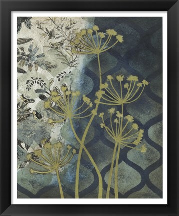 Framed Peridot Botanical I Print