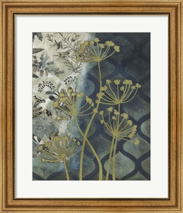 Framed Peridot Botanical I Print