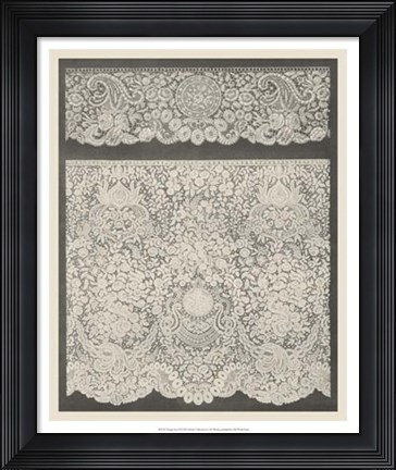 Framed Vintage Lace II Print