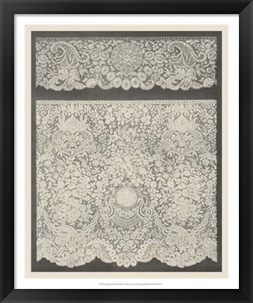 Framed Vintage Lace II Print