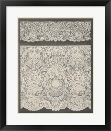 Framed Vintage Lace II Print