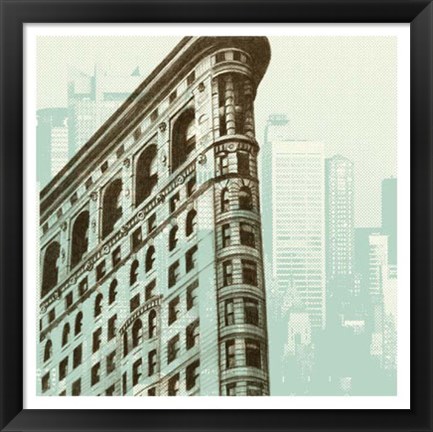 Framed Architectural Overlay II Print