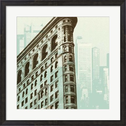 Framed Architectural Overlay II Print