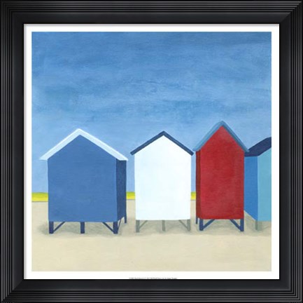 Framed Beach Retreat II Print