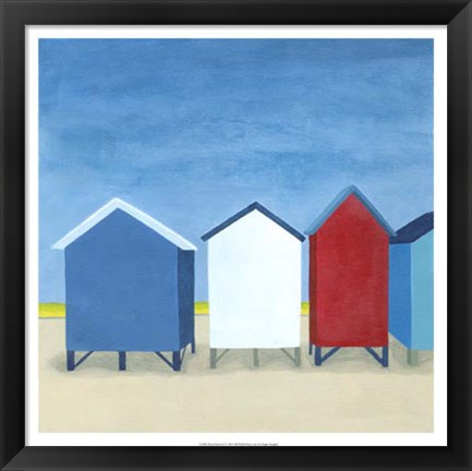 Framed Beach Retreat II Print