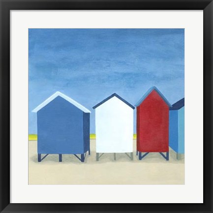 Framed Beach Retreat II Print