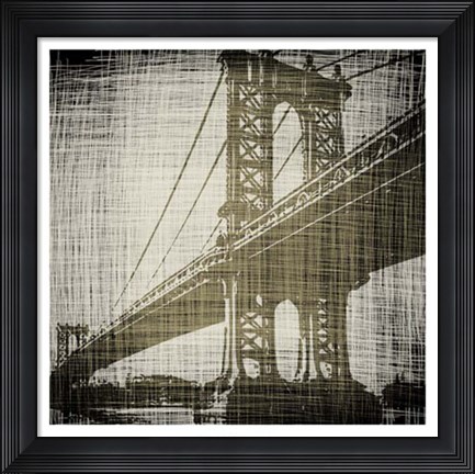 Framed Bridges of New York II Print