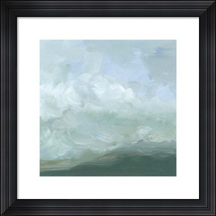 Framed Mountain Mist I Print