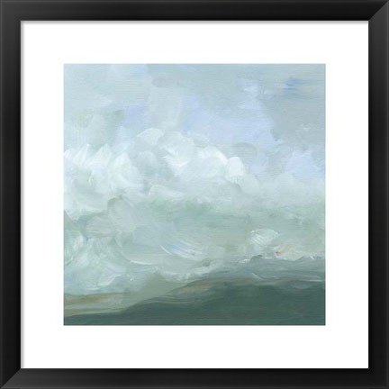 Framed Mountain Mist I Print