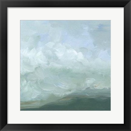 Framed Mountain Mist I Print