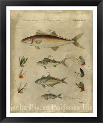 Framed Pisces Composition II Print