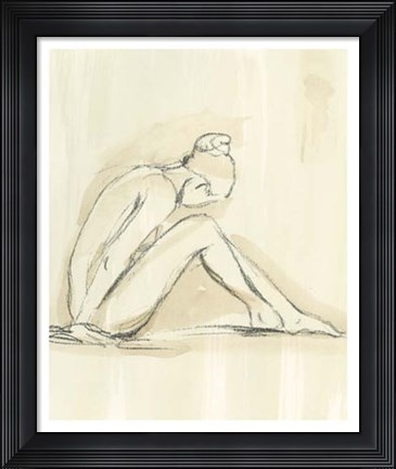 Framed Neutral Figure Study I Print