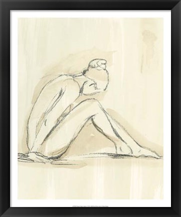 Framed Neutral Figure Study I Print