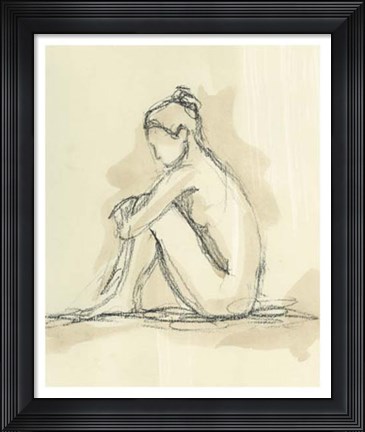 Framed Neutral Figure Study II Print