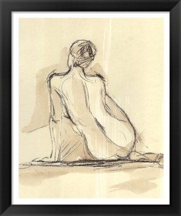 Framed Neutral Figure Study III Print