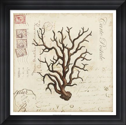 Framed Romance du Mer I Print