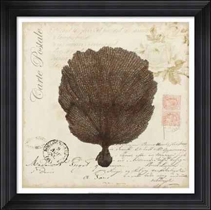 Framed Romance du Mer II Print