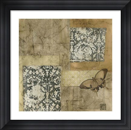 Framed Vintage Assemblage II Print