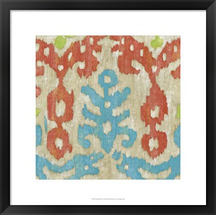 Framed Island Ikat III Print