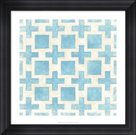Framed Modern Symmetry III Print
