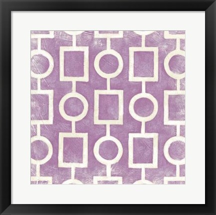 Framed Modern Symmetry IV Print