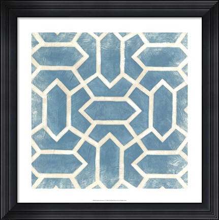 Framed Modern Symmetry V Print