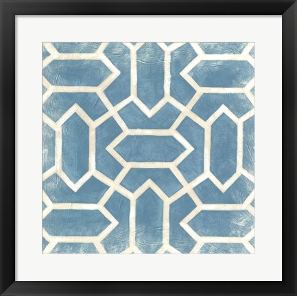 Framed Modern Symmetry V Print