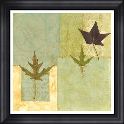 Framed Earth Elements II Print