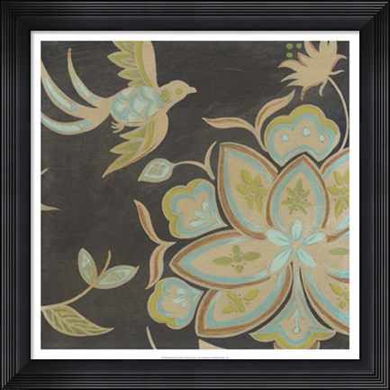 Framed Heirloom Floral III Print