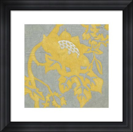 Framed Buttercup Botanical I Print