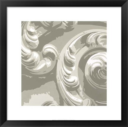 Framed Decorative Relief II Print