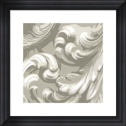 Framed Decorative Relief III Print