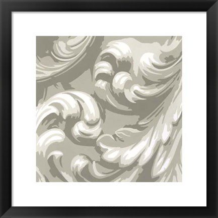 Framed Decorative Relief III Print