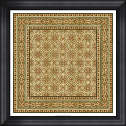 Framed Italian Mosaic I Print