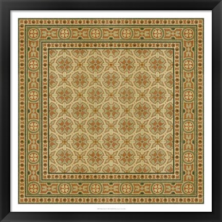 Framed Italian Mosaic I Print