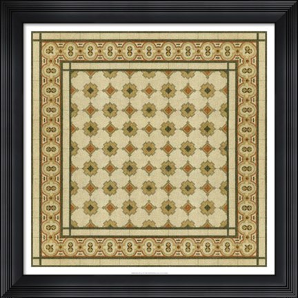 Framed Italian Mosaic II Print