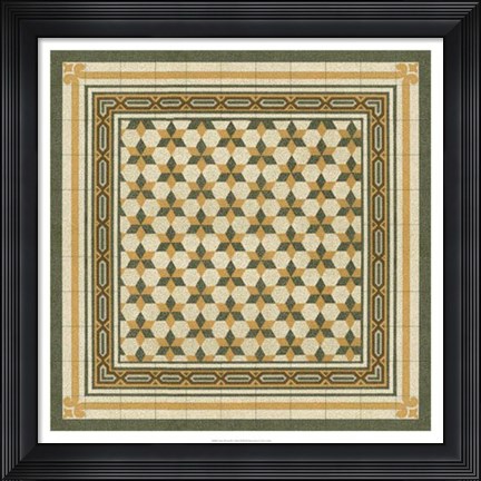 Framed Italian Mosaic III Print