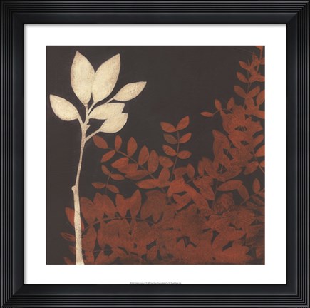 Framed Garden Cameo II Print