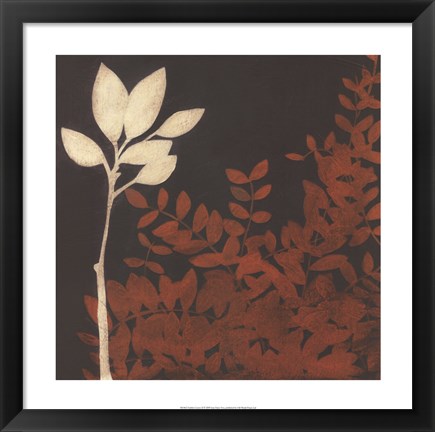 Framed Garden Cameo II Print