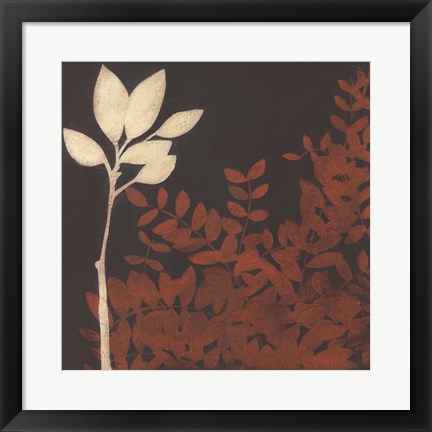 Framed Garden Cameo II Print