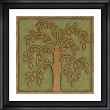 Framed Arbor Woodcut II Print