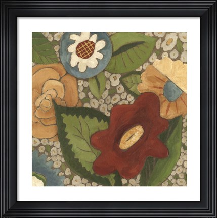 Framed Posy II Print