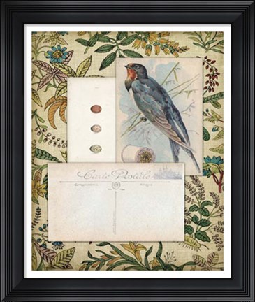 Framed Romantic Ephemera III Print