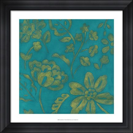 Framed Gilded Batik I Print