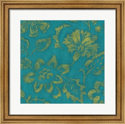 Framed Gilded Batik IV Print
