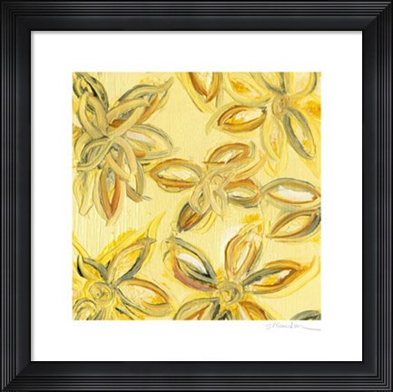 Framed Fleur I Print